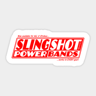 Sling Shot Brand Power Bands T-Shirt Sticker